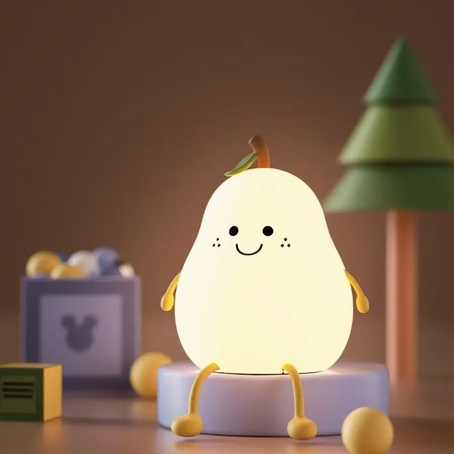 Soft Silicone Fruit Night Light