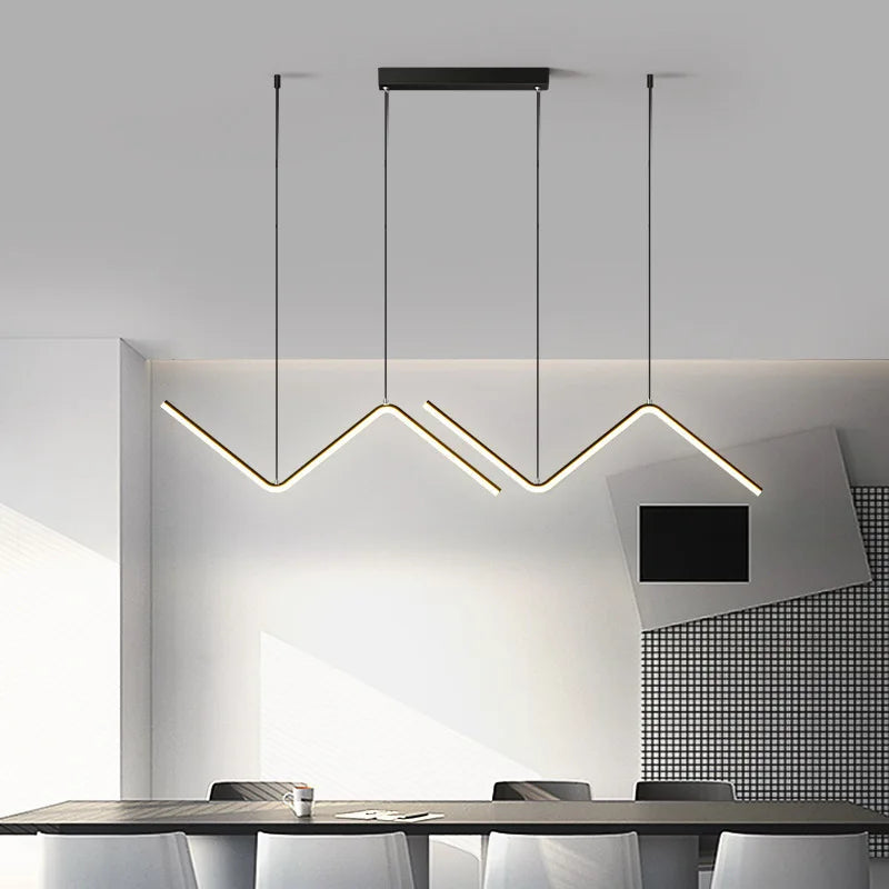 Aluminium Linear Dining Pendant