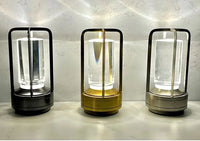 Lantern on dining table