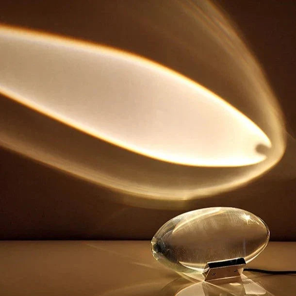 Crystal and Glass Table Lamp 15cm