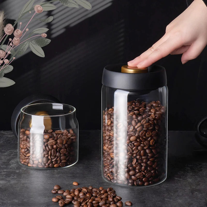 Vacuum Seal Glass Storage Canister