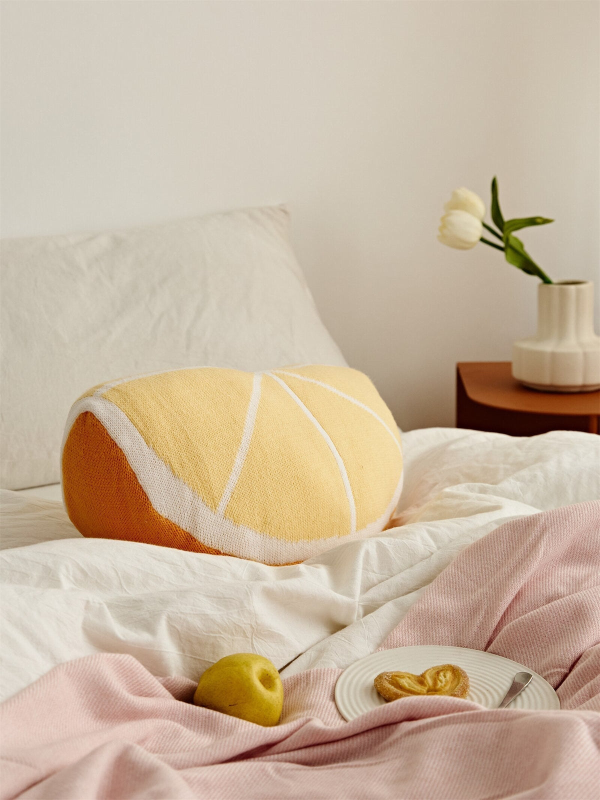 Fruit Print Bolster Cushion