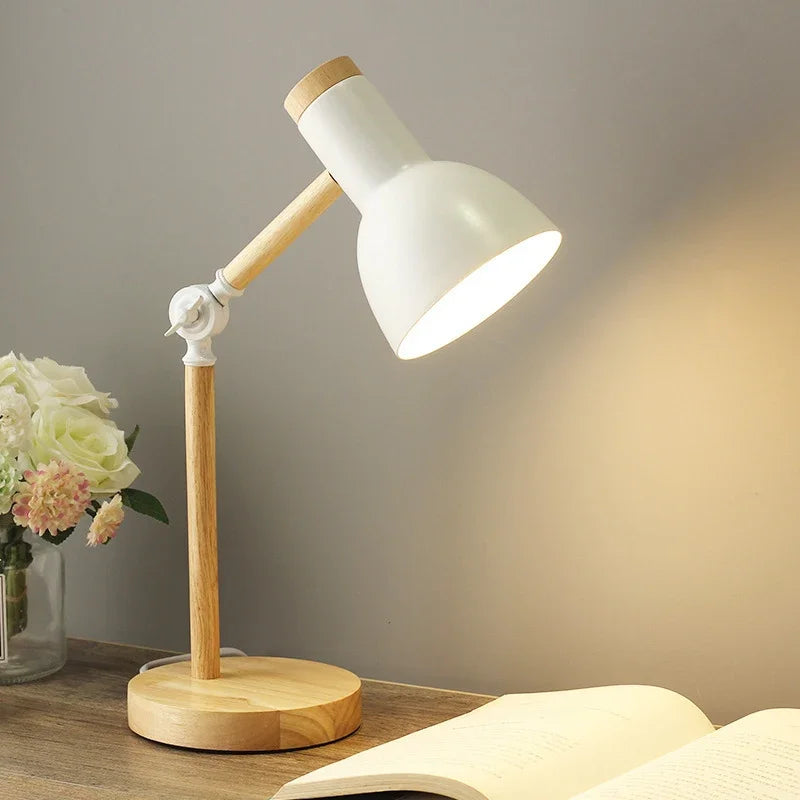 Dyed Wood Table Lamp 45cm