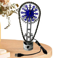 Rotating Gear Desk Clock