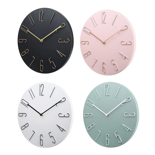QuartzLine Minimalist Wall Clock 30cm