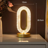Crystal-Effect Cordless Night Light