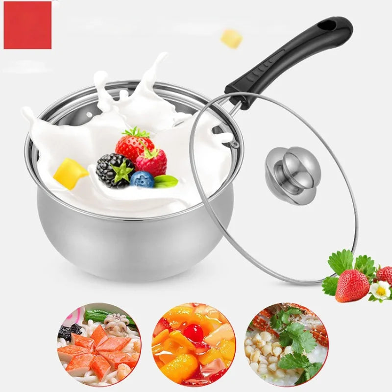 Three Piece Stainless Steel Pan Set