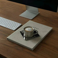 Stainless Steel Espresso Cup and Tray