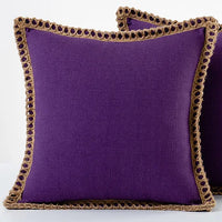 Textured Linen Blend Cushion Covers