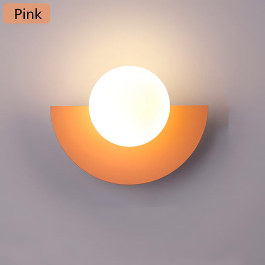 Semi Round Wall Light 20cm