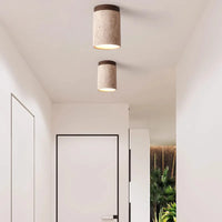 Travertine Recessed Ceiling Light 40cm