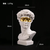 Classical Bust Resin Sculpture 30cm