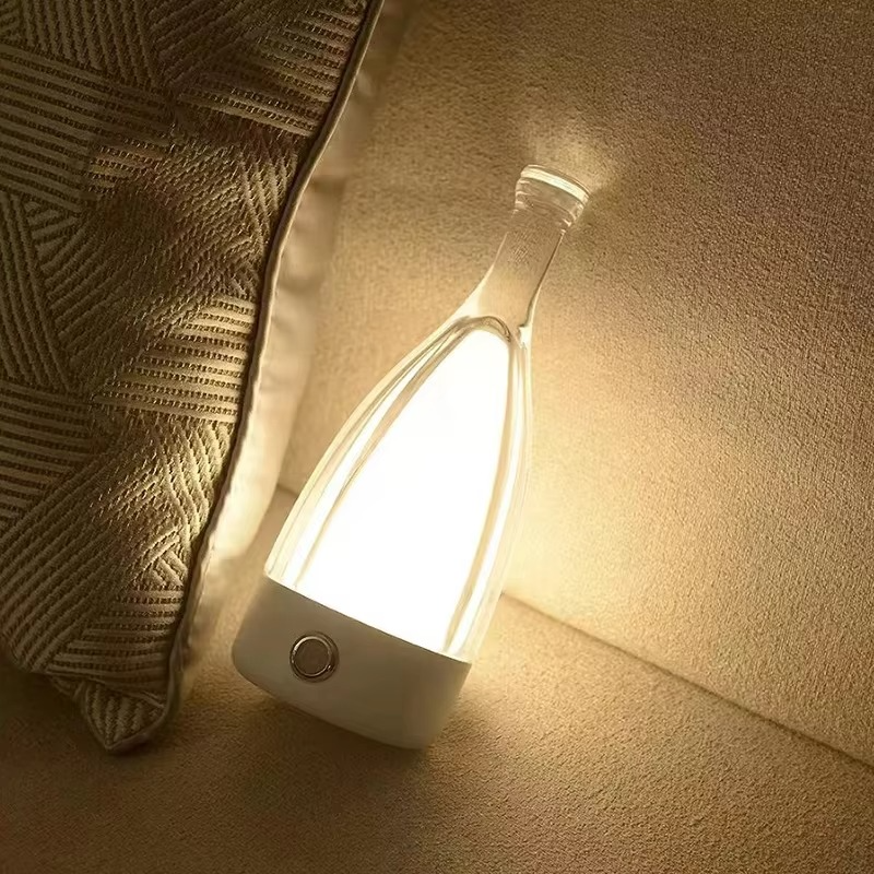 Bottle Lamp with Bluetooth Speaker