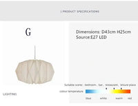 Folded Paper Lantern Shade
