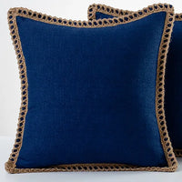 Textured Linen Blend Cushion Covers
