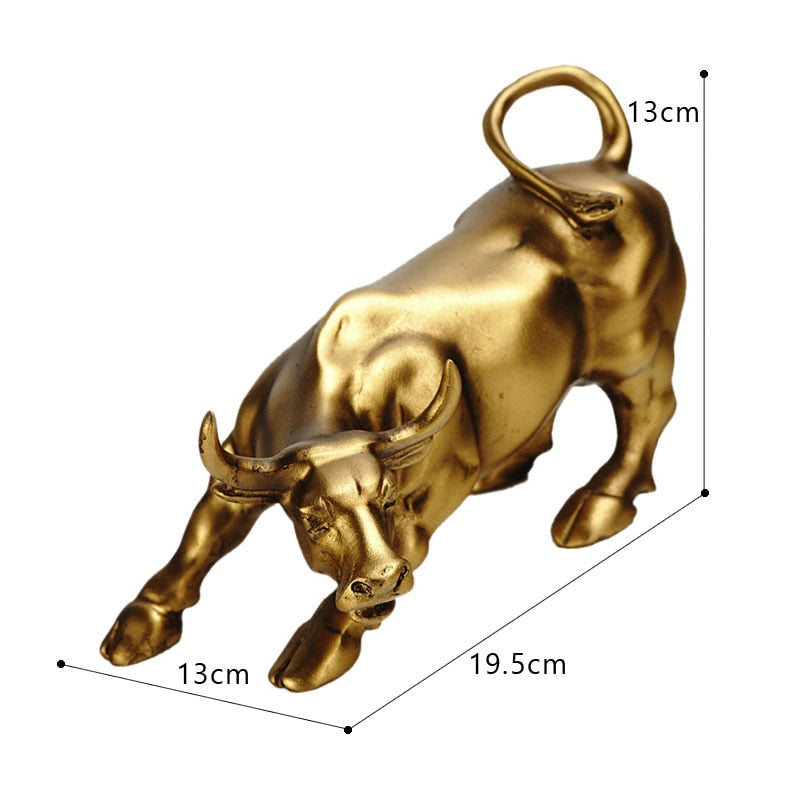 Graffiti Bull Resin Sculpture
