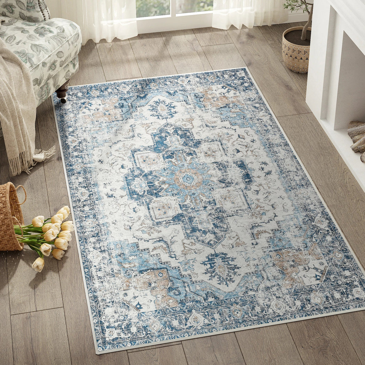 Heritage Medallion Woven Rug