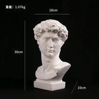 Classical Bust Resin Sculpture 30cm