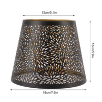 Gold Pattern Metal Lampshade 19cm