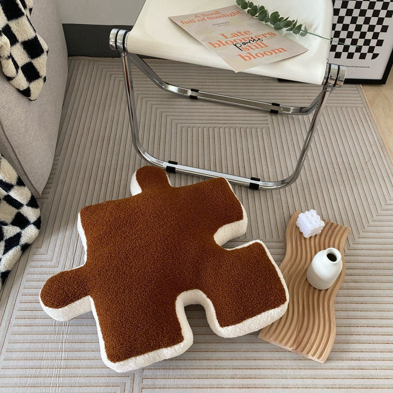 Puzzle Block Wool Cushion 50cm