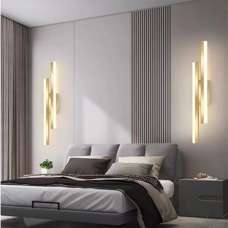 Angled Bar LED Wall Light 40cm