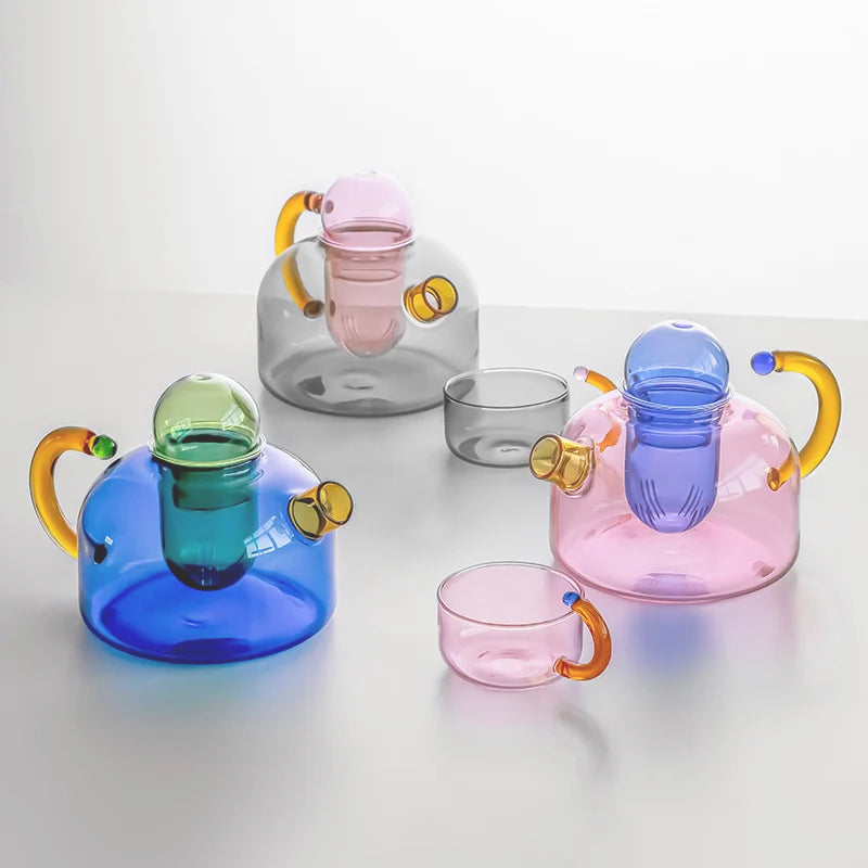 Coloured Borosilicate Tea Glass Collection