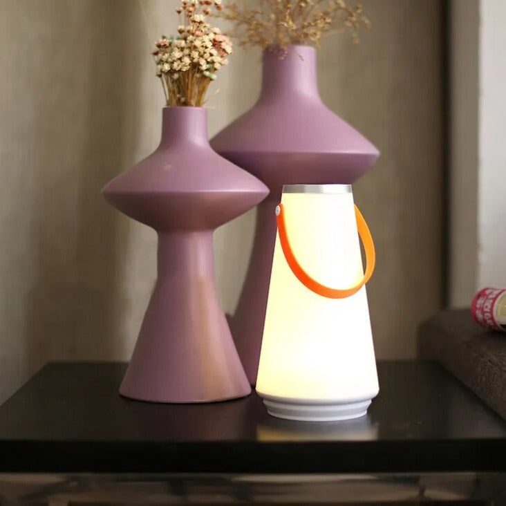 Industrial Cordless Table Lantern 22cm