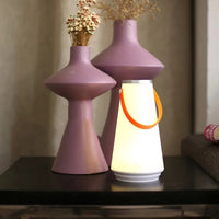 Industrial Cordless Table Lantern 22cm