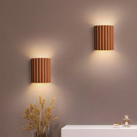 Folded Resin Wall Light