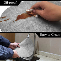 Oval Faux Leather Placemats, Set of 4 or 6