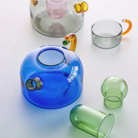 Coloured Borosilicate Tea Glass Collection