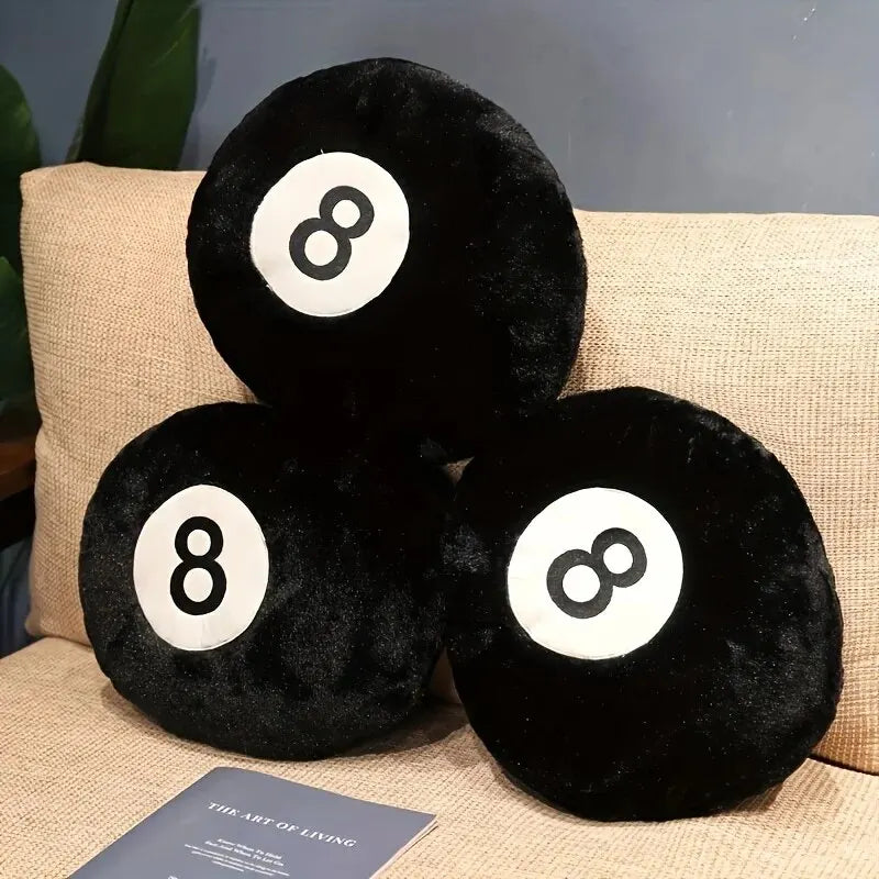 8-Ball Plush Cushion 35cm