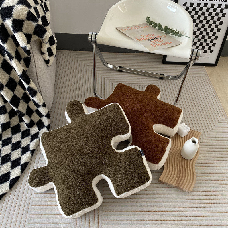 Puzzle Block Wool Cushion 50cm
