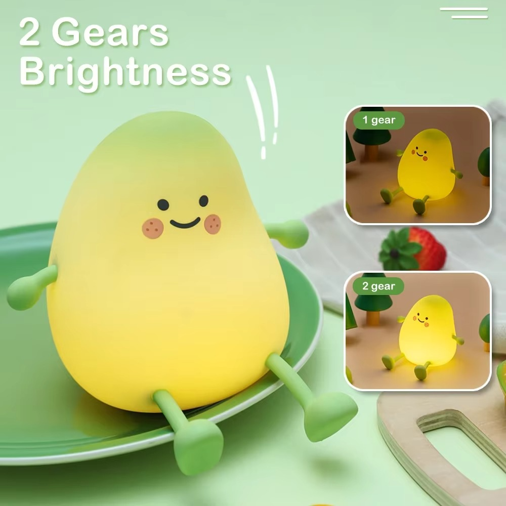Soft Silicone Fruit Night Light