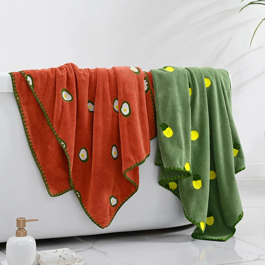 Effie Fruit Motif Cotton Towel
