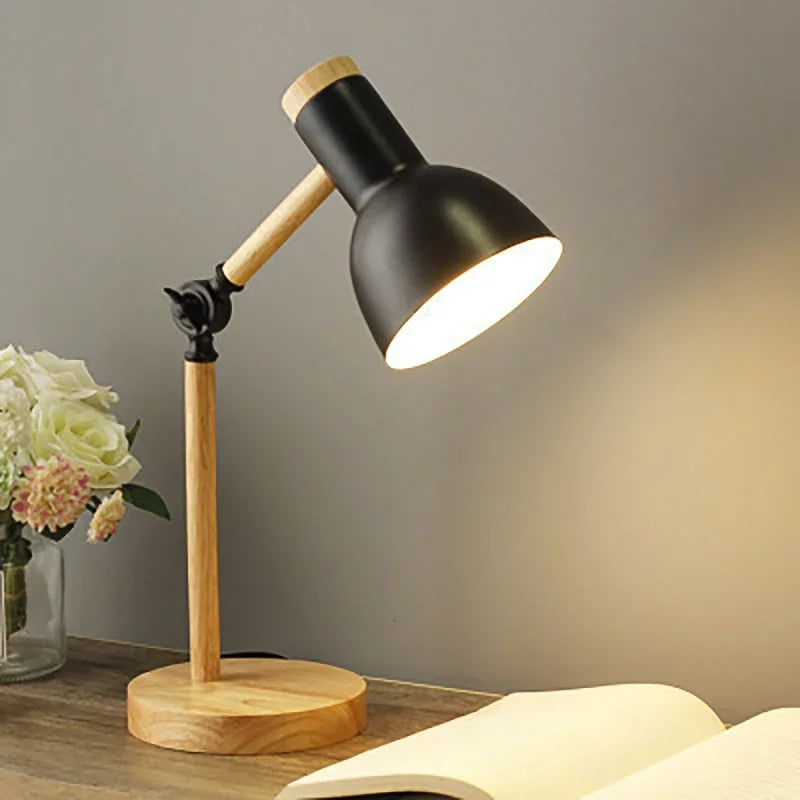 Dyed Wood Table Lamp 45cm