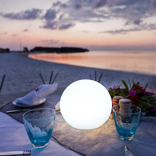 Moon battery LED table lamp