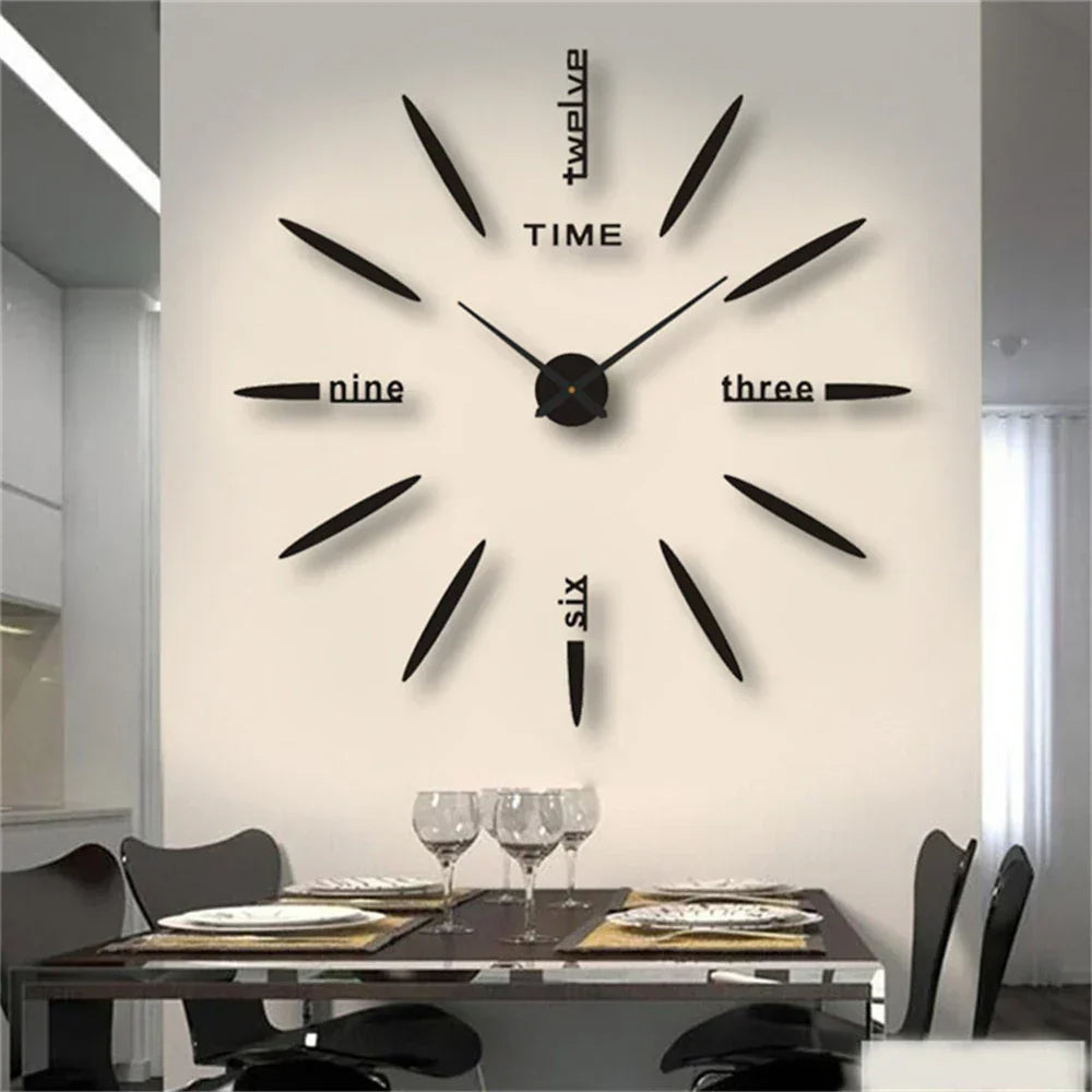 Oversized Acrylic Wall Clock