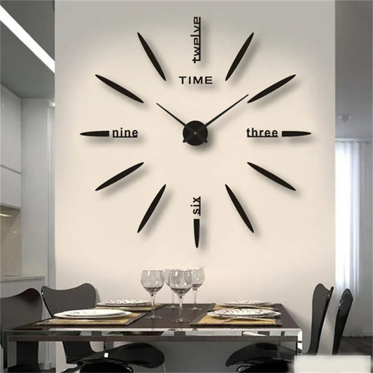 Oversized Acrylic Wall Clock