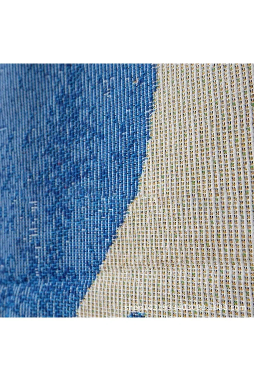 Deep Blue Abstract Throw Blanket
