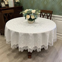 Victorian Lace Round Tablecloth