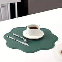 Round Embossed Floral Placemats, Set of 4 or 6