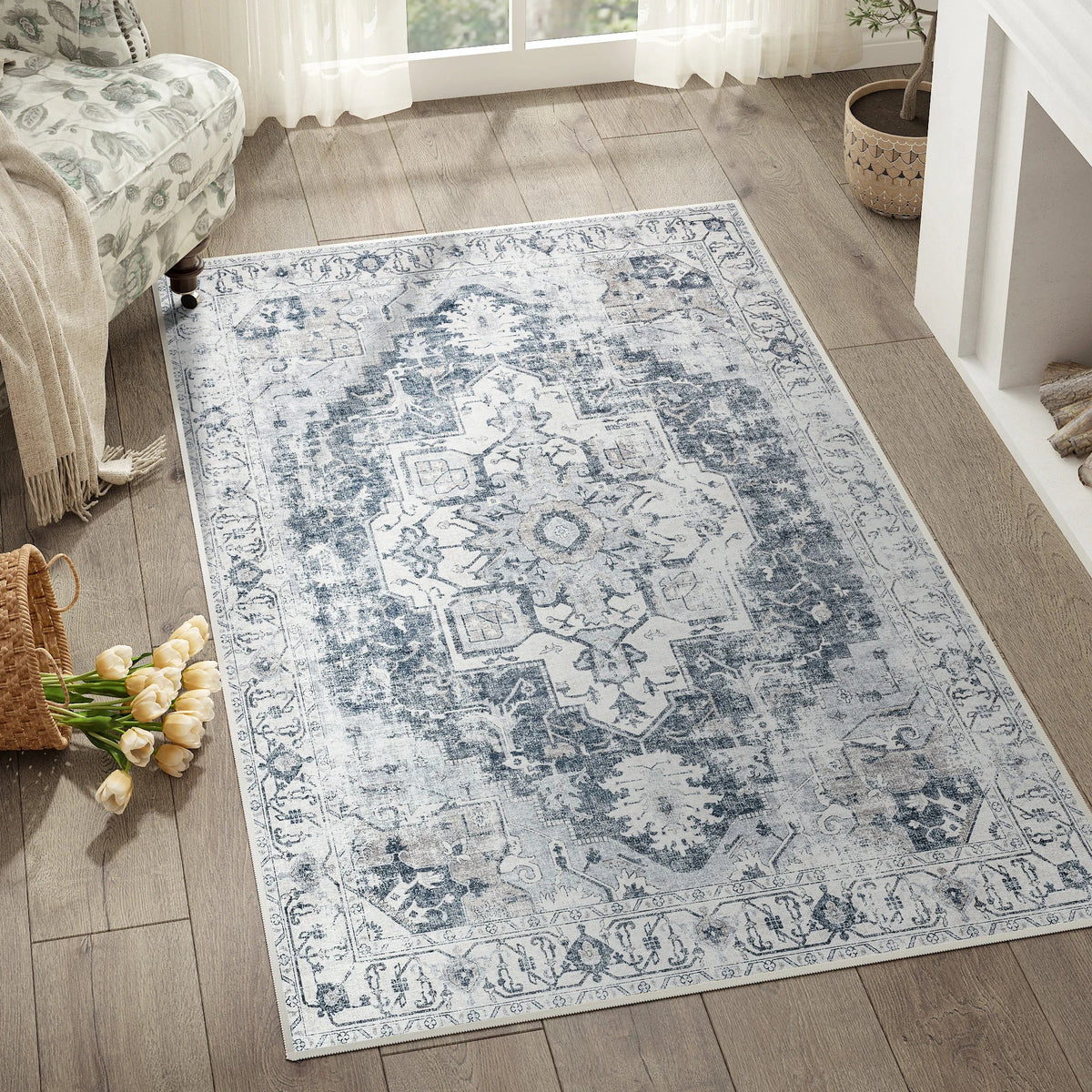 Heritage Medallion Woven Rug