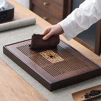 Bamboo Draining Tea Tray