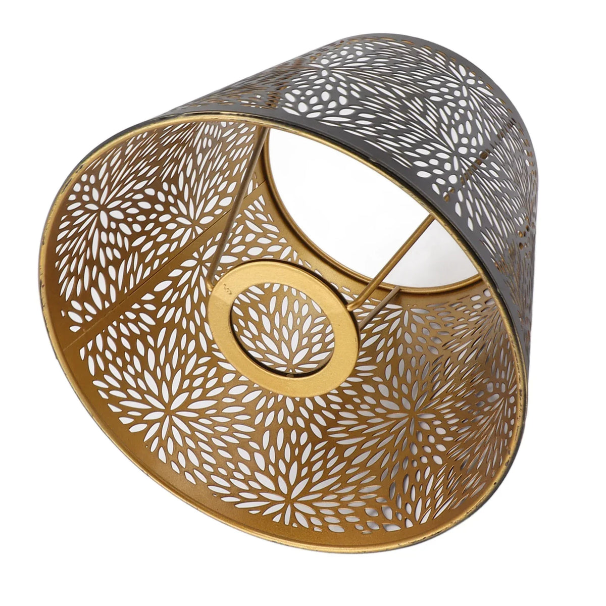 Gold Pattern Metal Lampshade 19cm