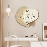Metal and Glass Wall Clock 30cm