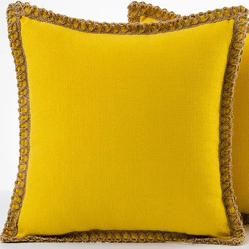Textured Linen Blend Cushion Covers