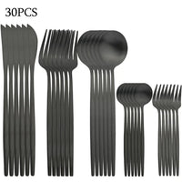Refined Table Cutlery Set, 30 Piece