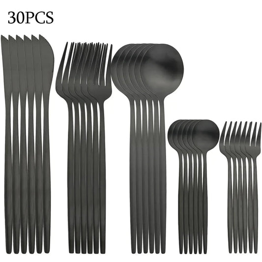 Refined Table Cutlery Set, 30 Piece