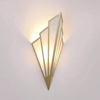 Fan Form Art Deco Wall Light 43cm